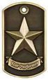 2" "3-D" Star Performer" Dog Tag