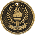 "3-D" Participant Medal