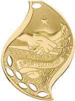 "Flame" Gold "Sportsmanship" Medal