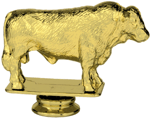 Hereford Bull Trophy Figure