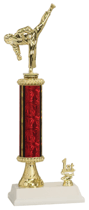 Single-Column Female Taekwondo Trophy