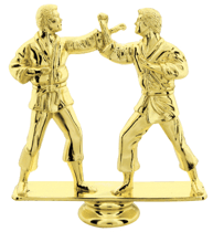 Male Double Action Trophy Figure 