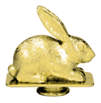 Rabbit Trophy Figure